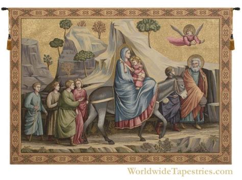  “The Flight into Egypt” - A Tapestry of Devotion and Majesty Woven in Ethiopian Colors!